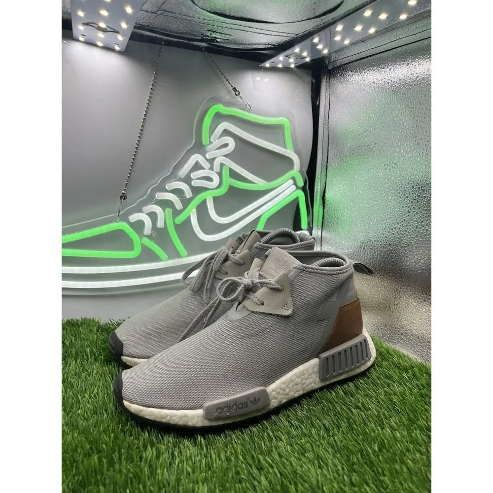 Adidas‎ Mens NMD C1 TR Trail Gray Chukka Boots Size 7 S81835
